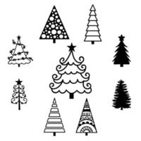 Christamas tree icon sign signifier vector