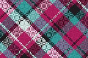 Tartan or plaid retro color pattern. vector