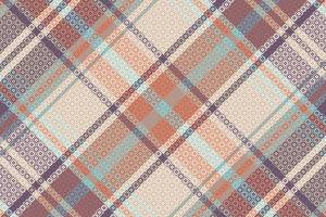 Tartan or plaid retro color pattern. vector