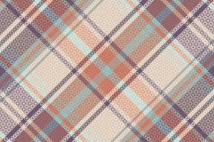 Tartan or plaid retro color pattern. vector