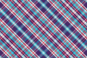 Tartan or plaid retro color pattern. vector