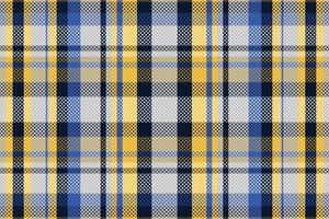 Tartan or plaid retro color pattern. vector
