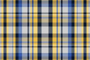 Tartan or plaid retro color pattern. vector