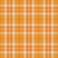 Tartan or plaid retro color pattern. vector