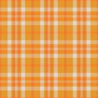 Tartan or plaid retro color pattern. vector