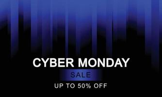 Cyber monday background. Design with modern vector