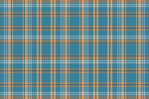 Tartan or plaid retro color pattern. vector