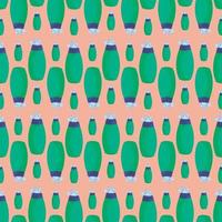 Shampoo pattern, illustration, vector on white background