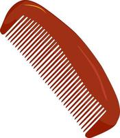 Red comb, illustration, vector on white background.