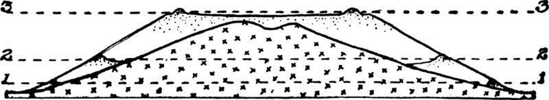 Barrier Reef Development, vintage illustration vector