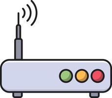 router vector illustration on a background.Premium quality symbols.vector icons for concept and graphic design.