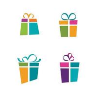 Gift Box Icon Vector