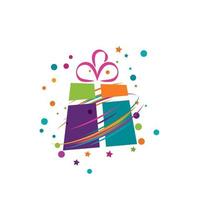 Gift Box Icon Vector