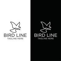 Bird logo vector icon design template