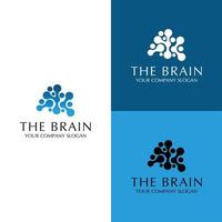 Neuron logo design icon template vector