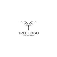 Tree logo icon design vector