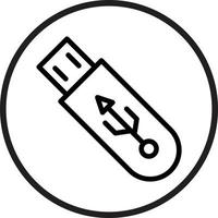 Usb Icon Style vector