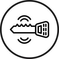 Smart Key Icon Style vector