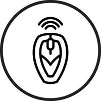 Wireless Mouse Icon Style vector