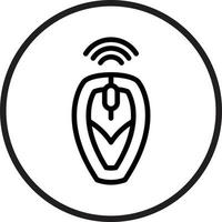 Wireless Mouse Icon Style vector