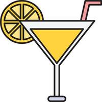 ilustración vectorial de bebidas en un fondo. símbolos de calidad premium. iconos vectoriales para concepto y diseño gráfico. vector