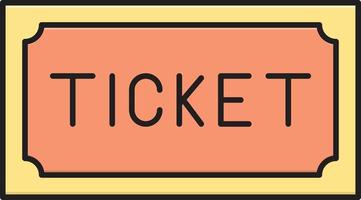 ticket vector illustration on a background.Premium quality symbols.vector icons for concept and graphic design.