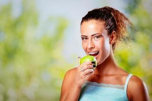 Girl With Apple photo