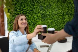 Morning Coffee In The Office photo