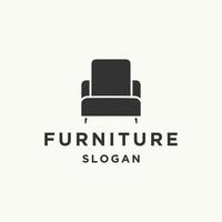 Furniture logo icon design template vector illustration