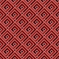 RED ABSTRACT SEAMLESS PATTERN WITH SQUARE SPIRALS IN VECTOR