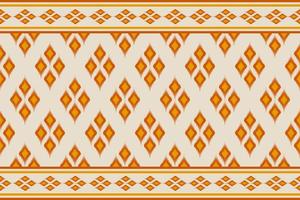 Carpet ethnic ikat pattern art. Geometric ethnic ikat seamless pattern in tribal. Mexican style. vector