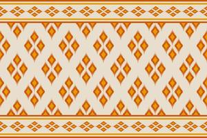 alfombra étnica patrón ikat art. patrón geométrico étnico ikat sin costuras en tribal. estilo mexicano vector