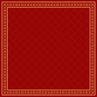 chinese frame background with square pattern vector