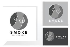 Steam Steam Logo Vector Hot Evaporating Aroma. Smell Line Illustration, Cooking Steam Icon, Steam Train, Baking, Smoking