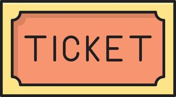 ticket vector illustration on a background.Premium quality symbols.vector icons for concept and graphic design.