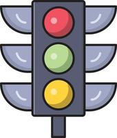 traffic light vector illustration on a background.Premium quality symbols.vector icons for concept and graphic design.