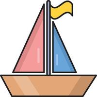 boat vector illustration on a background.Premium quality symbols.vector icons for concept and graphic design.