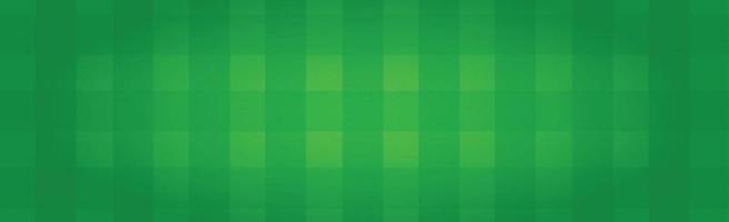 Realistic green football field with checkered markings - Vector