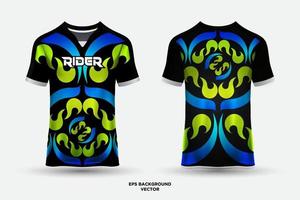 Wonderful jersey design suitable for sports, racing, soccer, gaming and e sports vector. vector