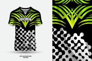 Modern T shirt jersey design suitable for sports, racing, soccer, gaming and e sports vector