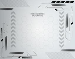 Ultramodern Technology intelligence design background vector