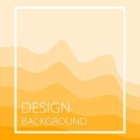 Orange Wave Background Design Vector, Similar To Mountains vector