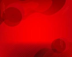 Red abstract background looks like modern circular wave. vector