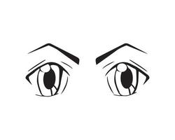 Vector illustration of Eyes Expression