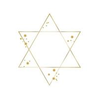 Vector illustration of Golden Frame