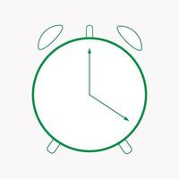 Ilustración de vector de reloj despertador