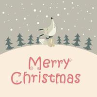 feliz navidad y feliz año nuevo diseño vectorial tipográfico para tarjetas de felicitación y afiches. vector