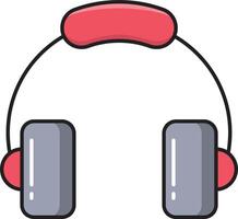 headphone vector illustration on a background.Premium quality symbols.vector icons for concept and graphic design.