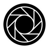 Camera Exposure Icon Style vector