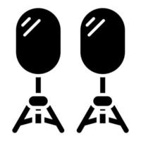 Camera Reflector Icon Style vector